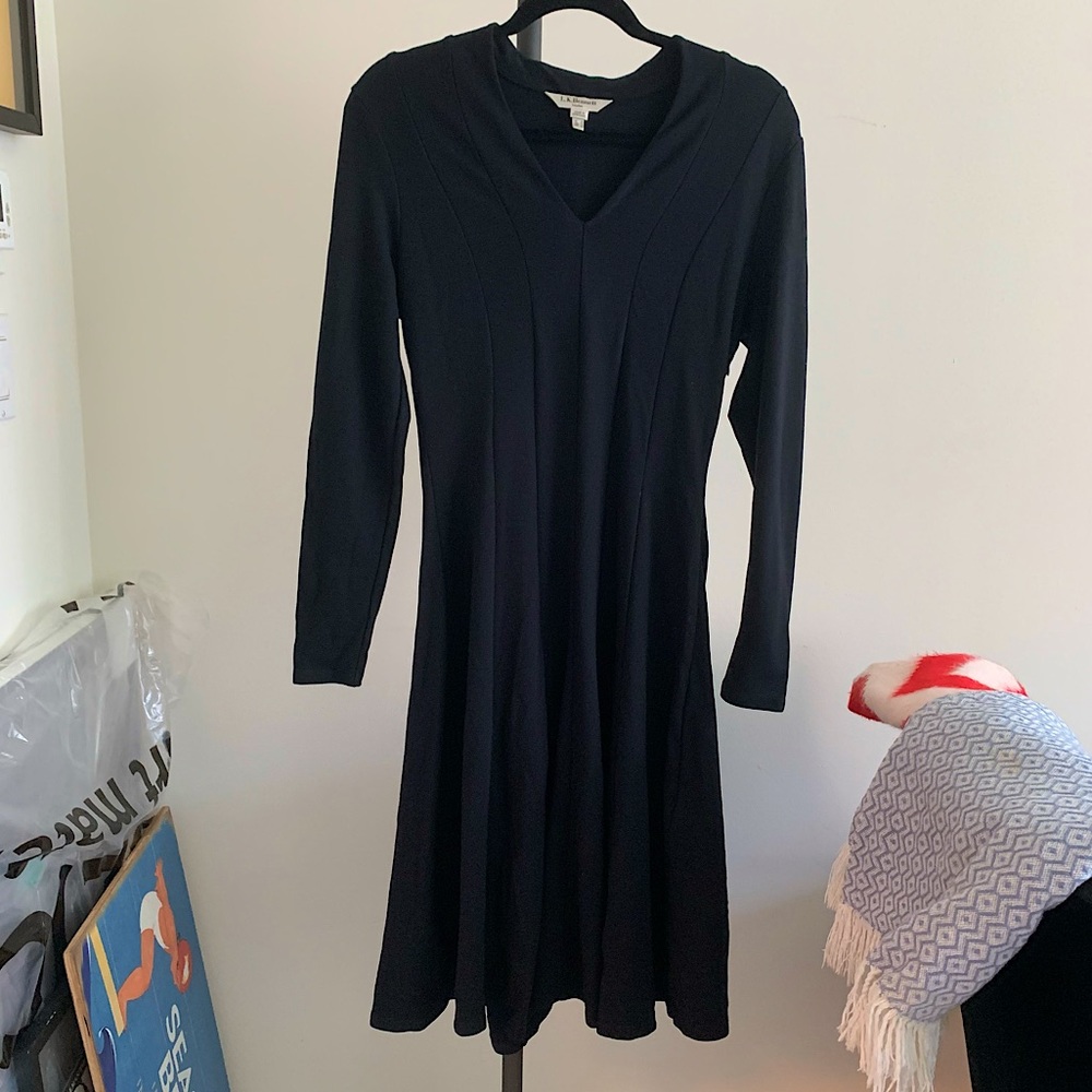 LK Bennett black midi dress